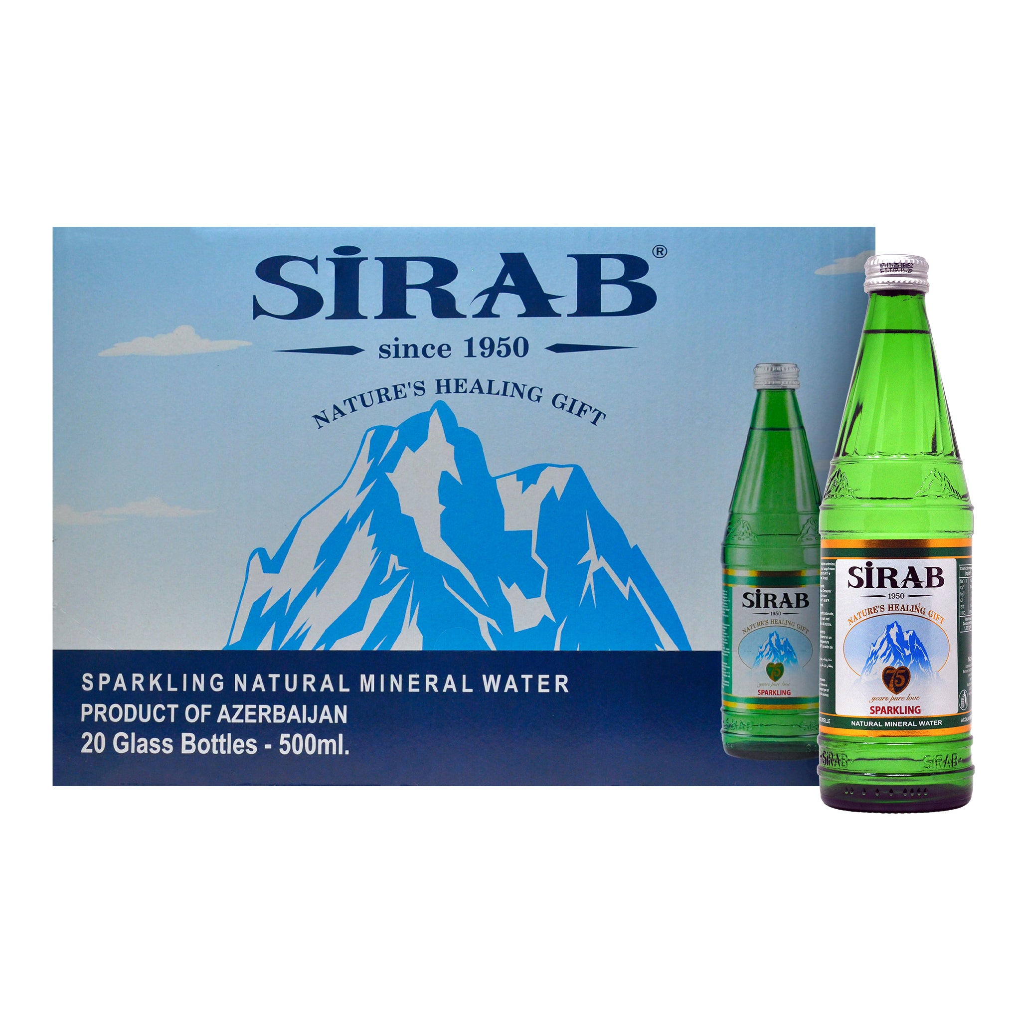 Sirab Sparkling Water - 500ml/16.9oz