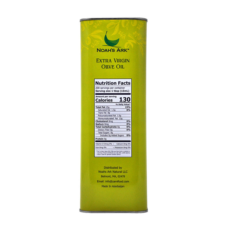 Noah's Ark Cold & Fresh Pressed Extra Virgin Olive Oil - 3L/101oz