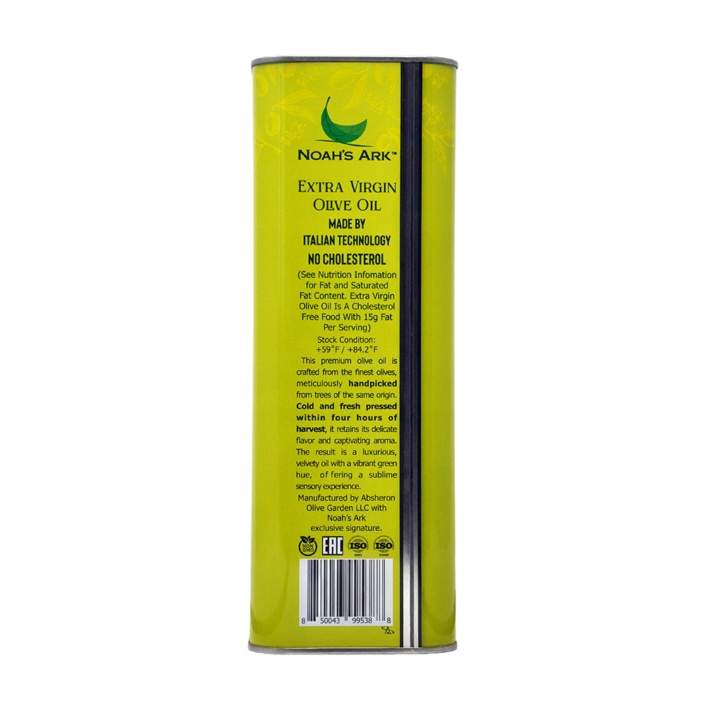Noah's Ark Cold & Fresh Pressed Extra Virgin Olive Oil - 3L/101oz