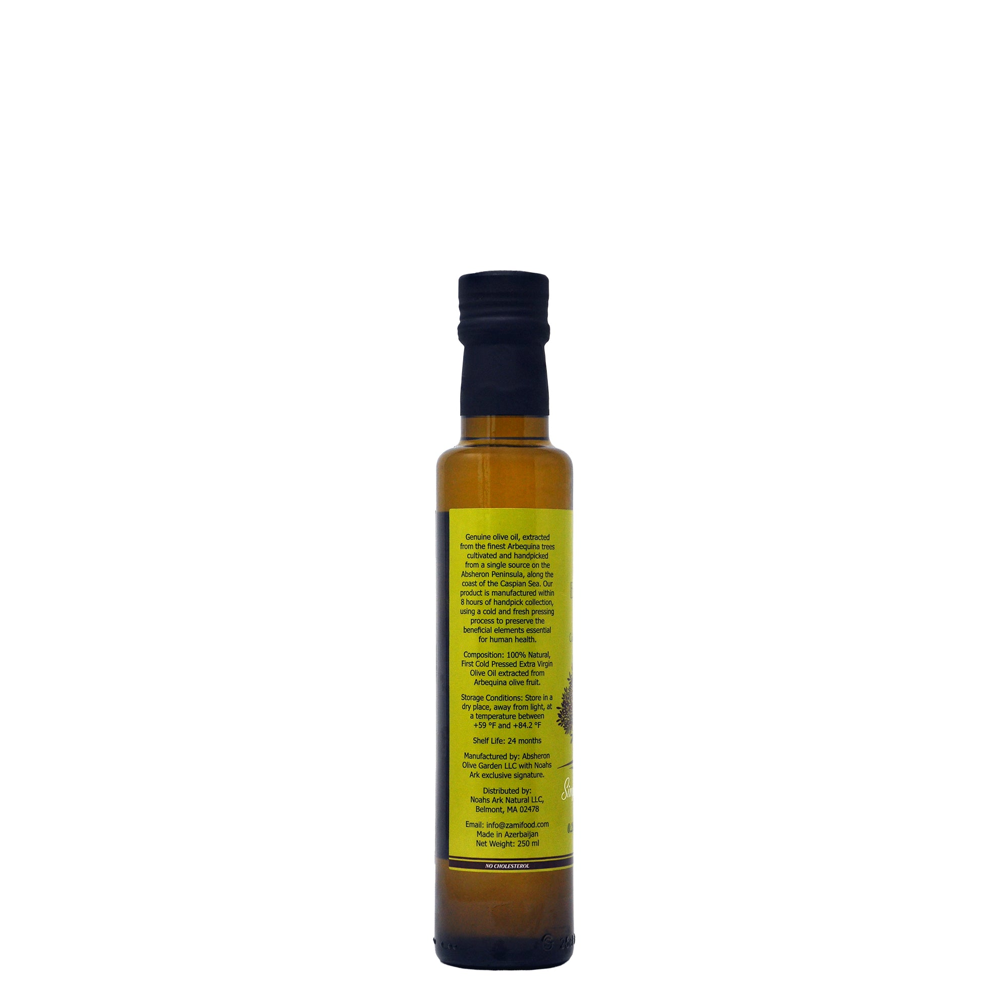 Noah's Ark Cold & Fresh Pressed Extra Virgin Olive Oil - 250mL/8.45oz