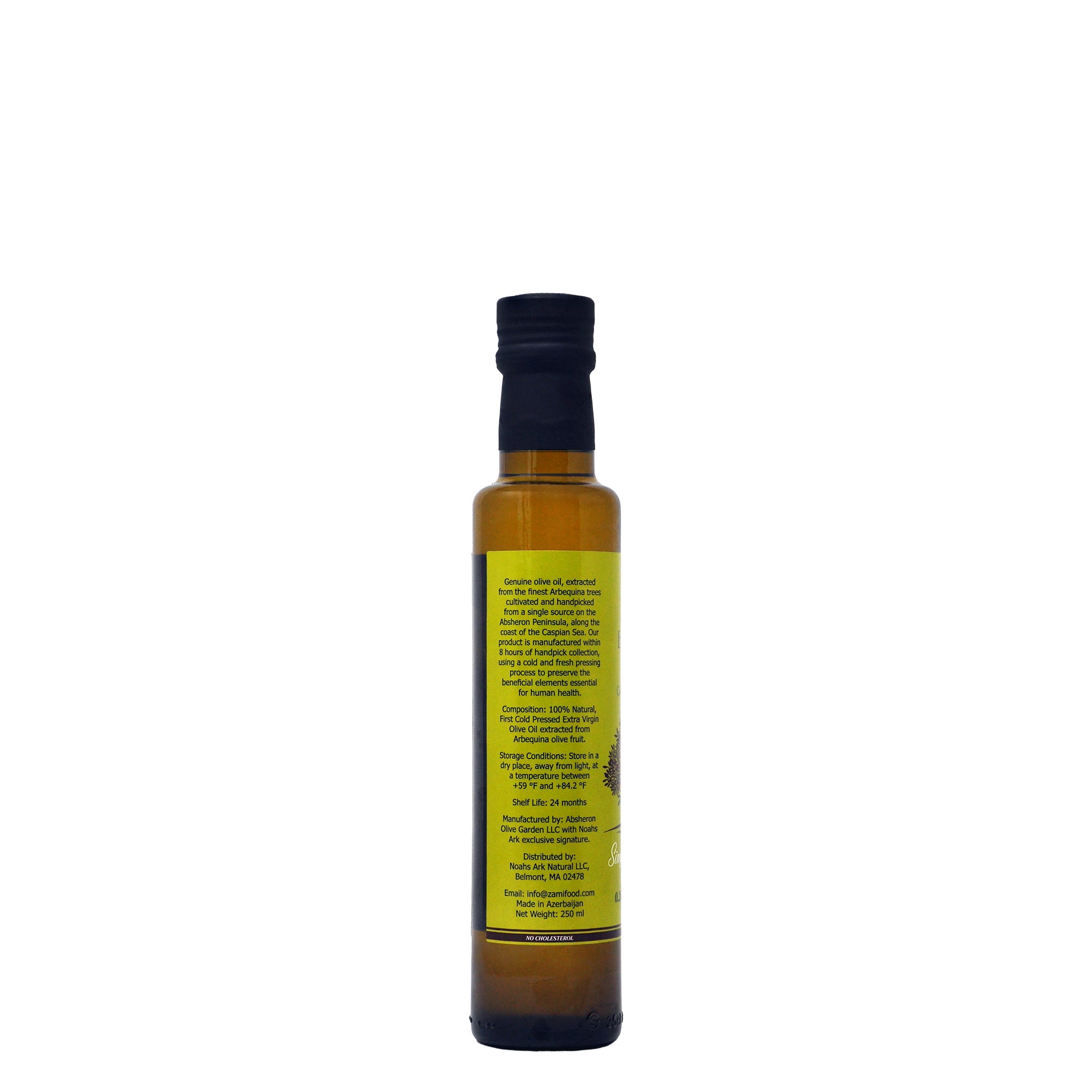 Noah's Ark Cold & Fresh Pressed Extra Virgin Olive Oil - 250mL/8.45oz