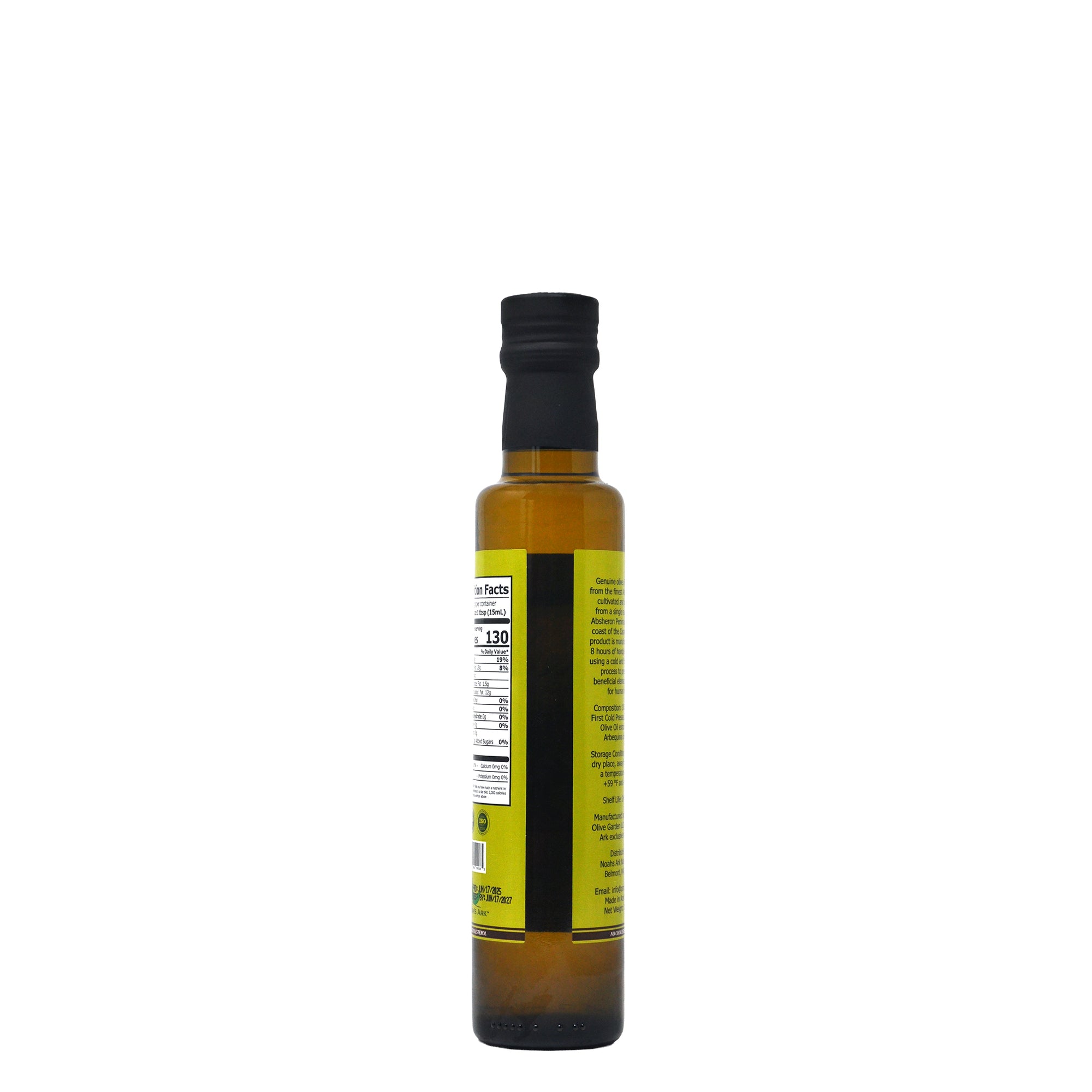 Noah's Ark Cold & Fresh Pressed Extra Virgin Olive Oil - 250mL/8.45oz