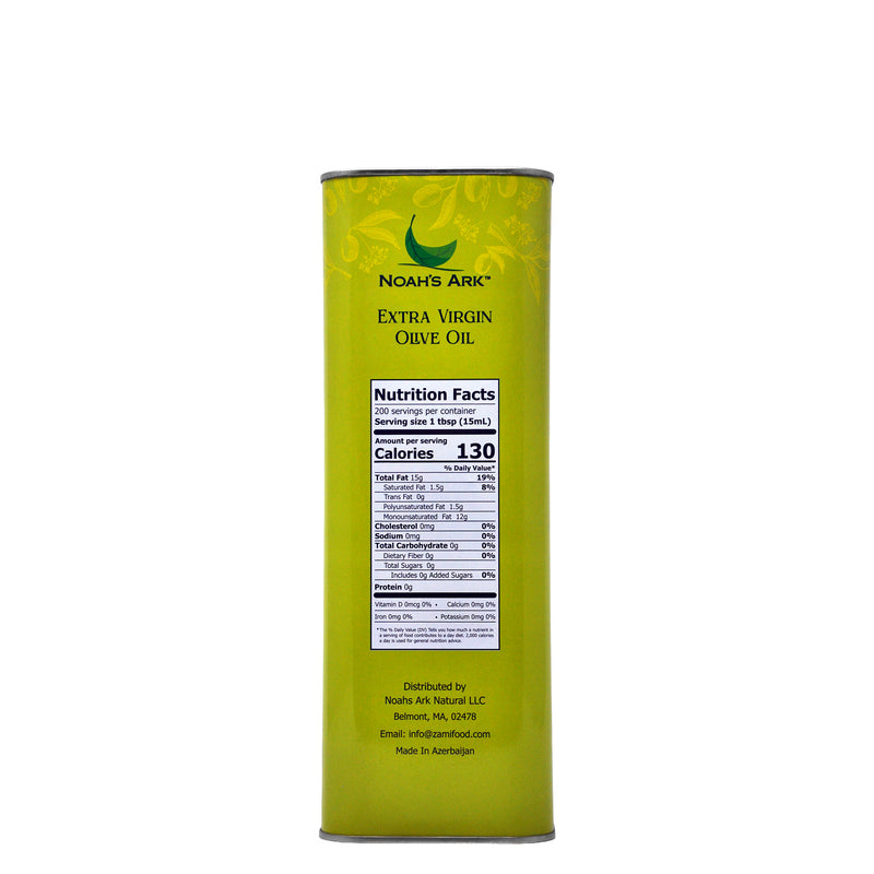 Noah's Ark Cold & Fresh Pressed Extra Virgin Olive Oil - 3L/101oz