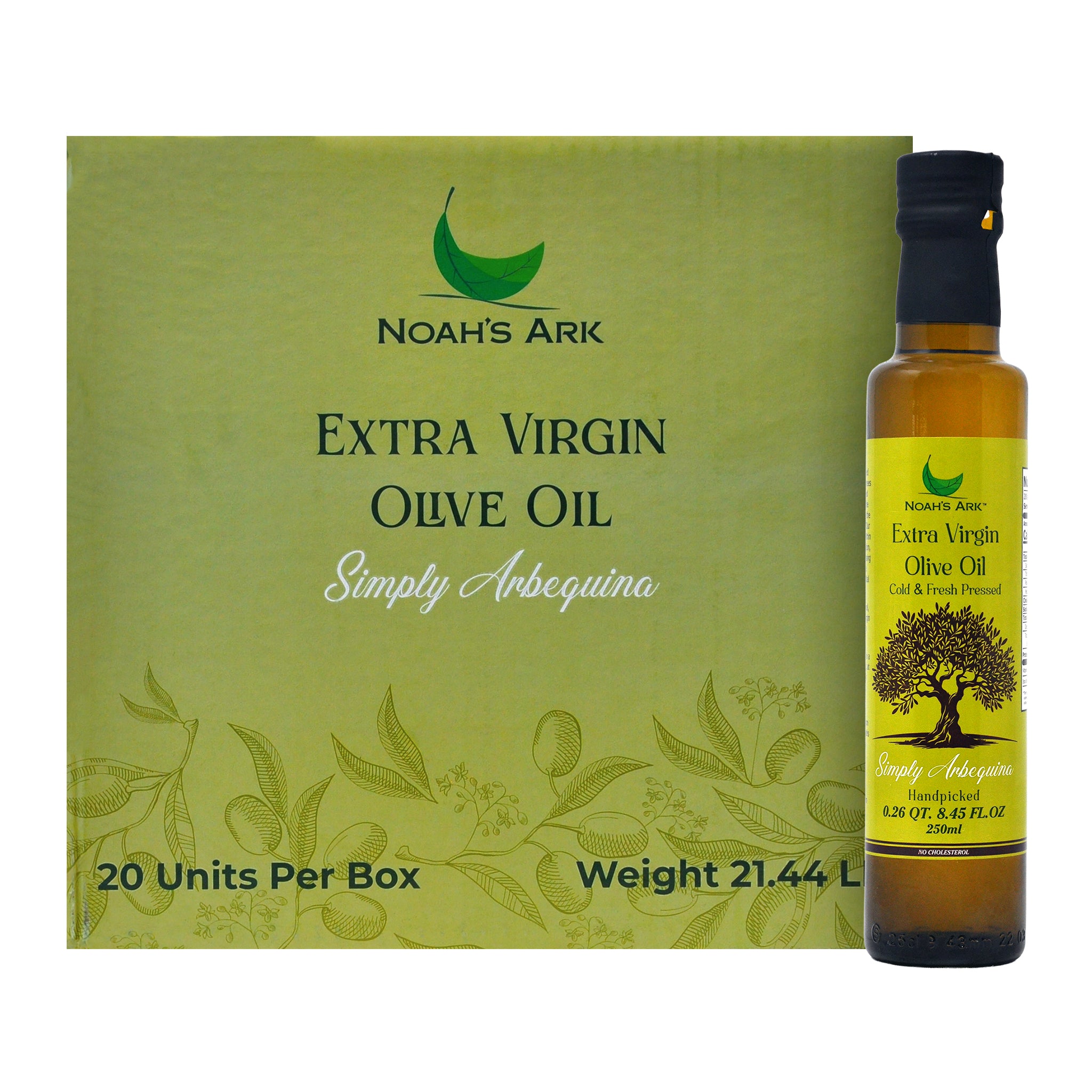 Noah's Ark Cold & Fresh Pressed Extra Virgin Olive Oil - 250mL/8.45oz