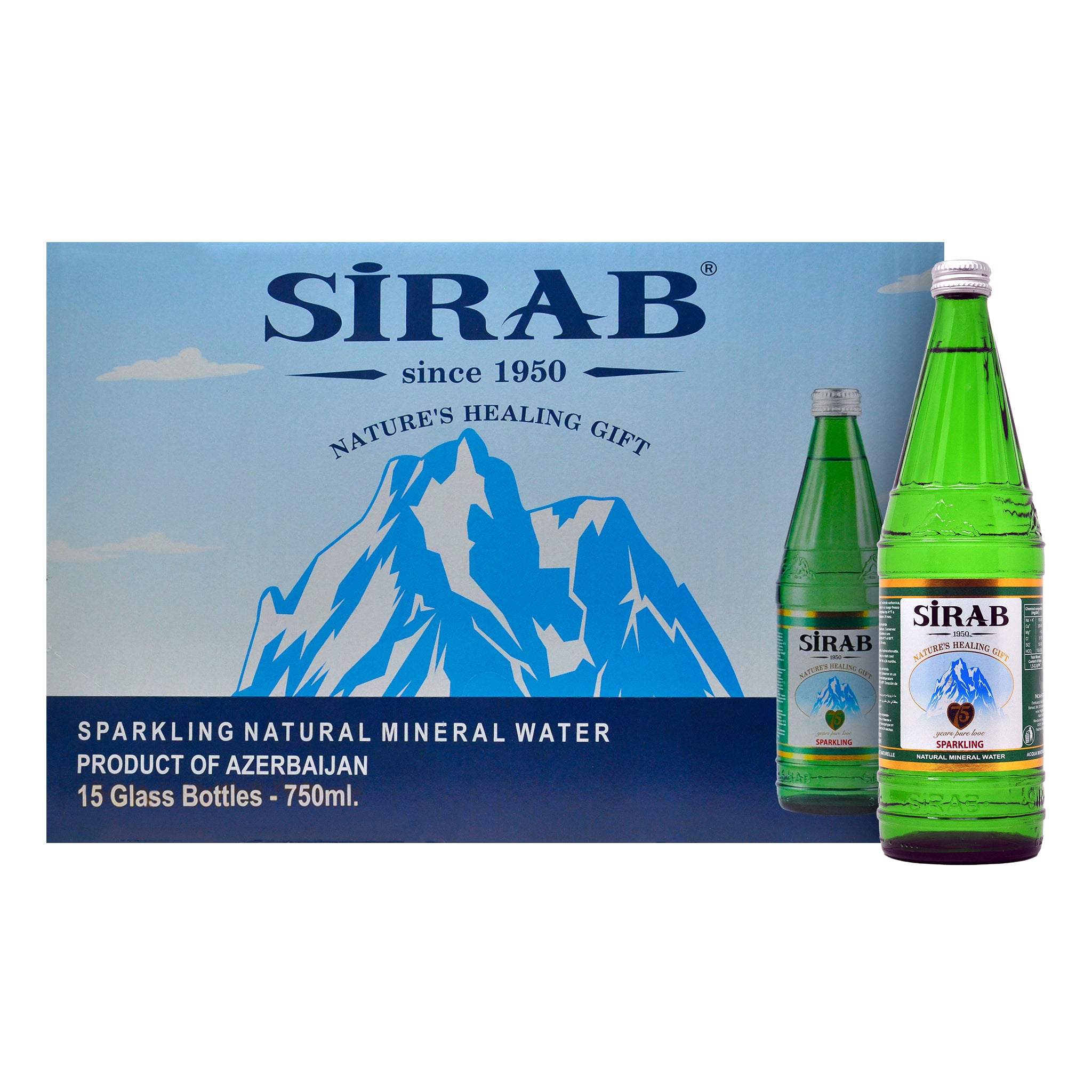 Sirab Sparkling Water - 750ml/25.35oz